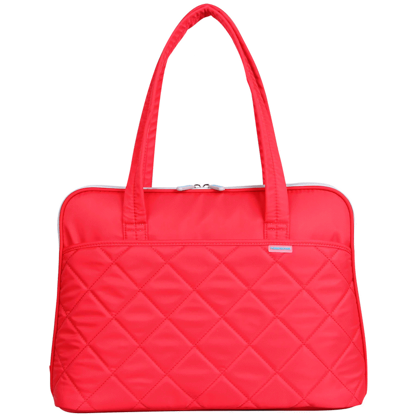 Kingsons 15.6" red shoulder laptop bag - Ladies in fashion