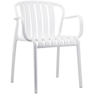 Iris Dining Chair Medium - White