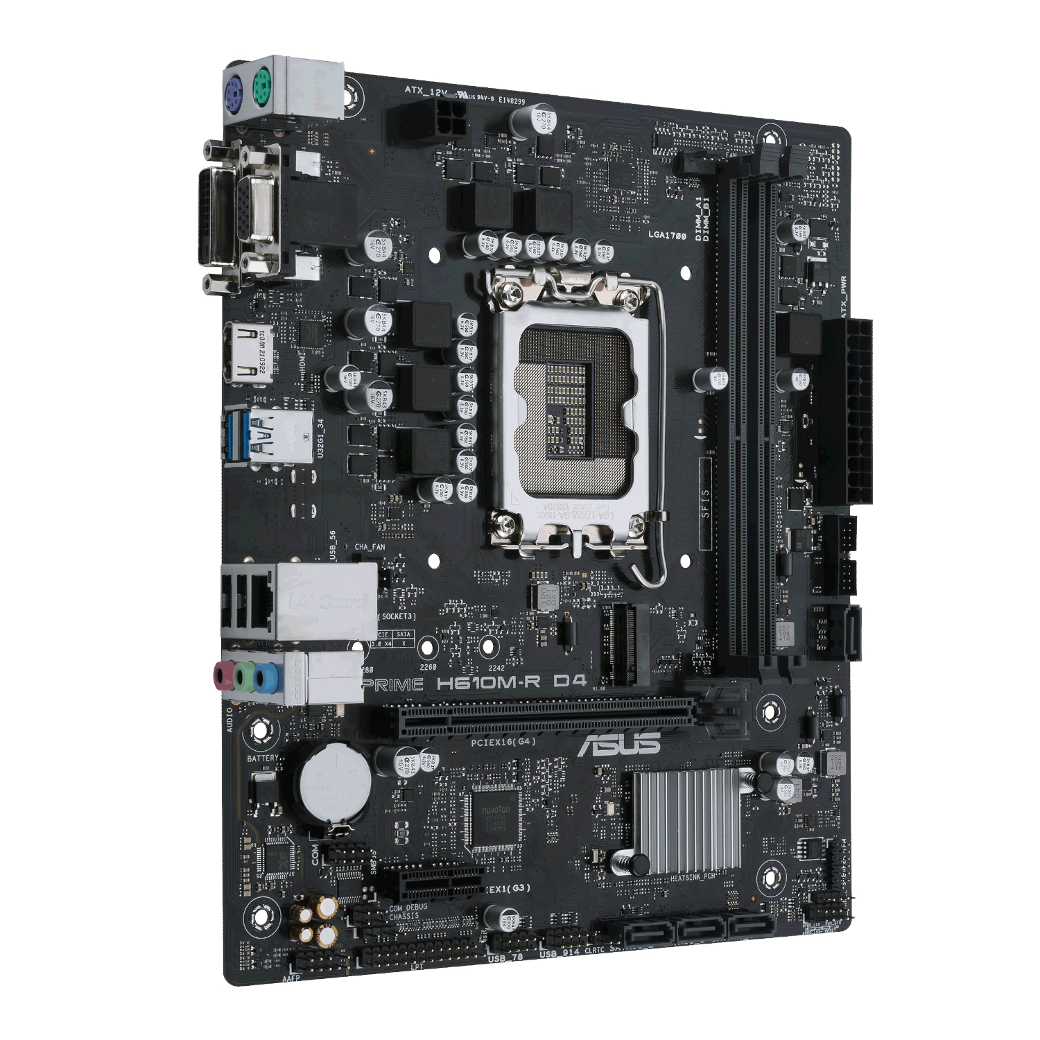 ASUS Prime H610M-R D4 LGA1700 M-ATX Motherboard - Image 3