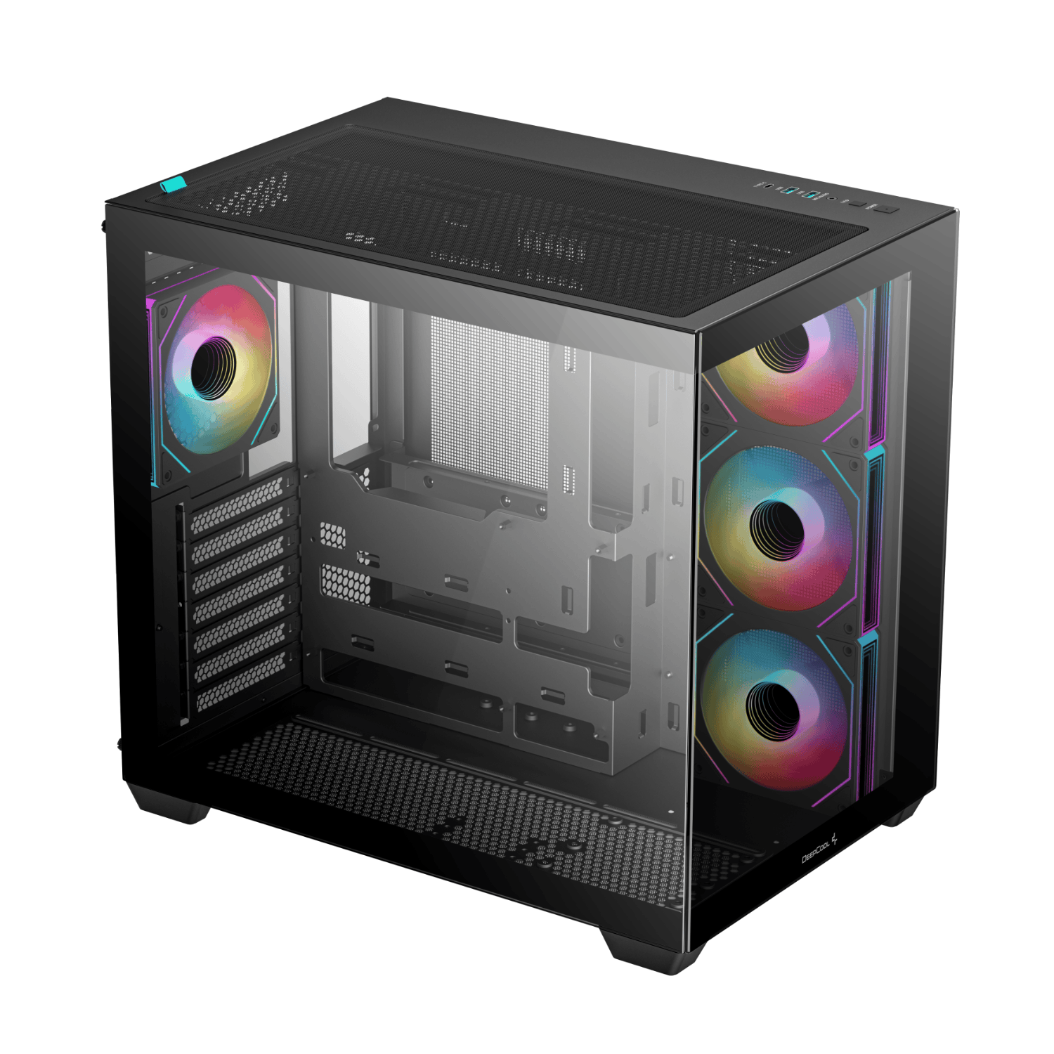 DeepCool CG530 4F Tempered Glass ATX Gaming Chassis - Black - Image 3